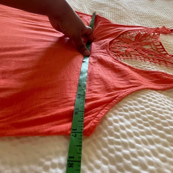 The North Face Women's Sleeveless Tshirt Orange Tank Top Size M - Picture 7 of 7